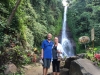 Kathy and John at the GitGit waterfall