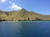 The anchorage at Gili Darat; I would later climg the hill!!