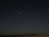 Dusk sky.....think that is Venus and Mars with the moon