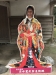 Kathy in an elaborate kimono