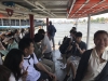 On the ferry crossing the river