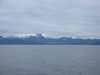 That is Unimak Island, the last of the Aleutians Islands