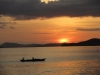 Sunset looking out from our anchorage in Busuanga Bay
