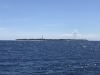 View of Appo Island as we approach the atoll about a mile away