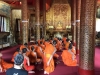 A group of monks chanting