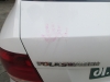 Kaka's car got a painted hand print.....haha!!