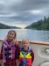 Kennedy and Roxie as we look west out of Saint John the Baptist anchorage