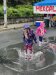 Yes, it is raining....lots of puddles so what else do happy kids do!!!