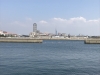 A better view of Fukuoka from the marina