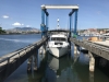 Hauling out Mystic at Watercraft Boatyard in Subic Bay Philippines
