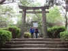 John and Andy under a Shinto Tori