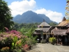 View of Mt Santubong from the Sarawak Cultural Village