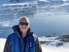 A very happy camper....in Antarctica in a most gorgeous setting...sun is out and it feels warm...LIG!!!