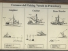 Descriptions of the various commercial fishing vessels we see out and about!!