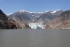 North Sawyer Glacier with no ice flow so we could get very close!!