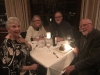 Celebrating Mitch's 85th birthday at Ruth's Chis steakhouse in Dallas