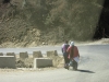 Road scene on the way to Punakha from Thimphu