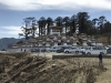 The 108 stupas built in memory of the soldiers who fought against Indian terrorists in 2003