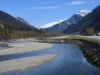 Skagway River flowing down from White Pass