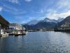 View from Mystic  in the Small Boat Harbor in Skagway