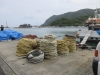Lots of line, nets and other gear on the docks
