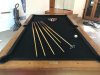 One of many items after 31 years we either sold, donated or took to the dump. This pool table was sold to a young couple in Sacramento