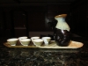 Kathy bought this sake set in various stores in Yunotsu