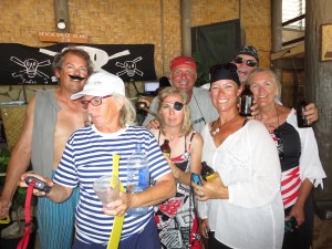 Bruce, Dyhna, Jenn, Brett, Stacey, Kathy and John enjoying Pirates Day......arghhhhhhhhh!!!!!