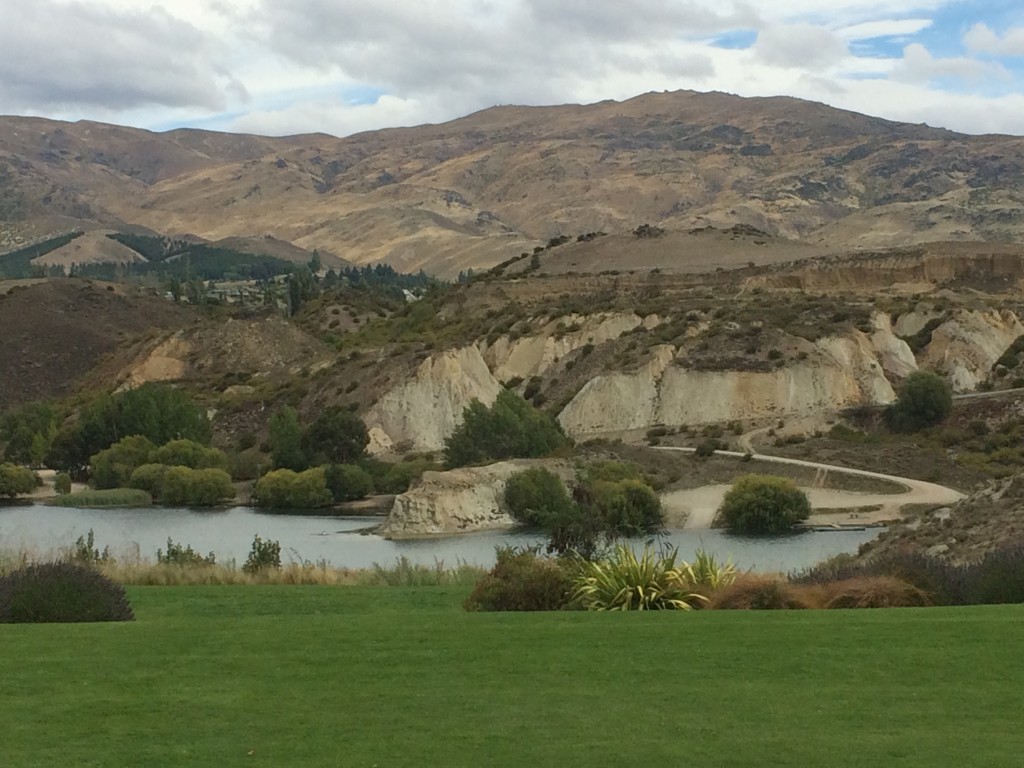 View of the Otago gorge from the Carrick winery