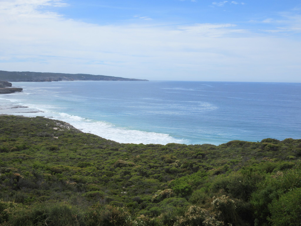 View from our room at Southern Ocean  Lodge on Kangaroo Island