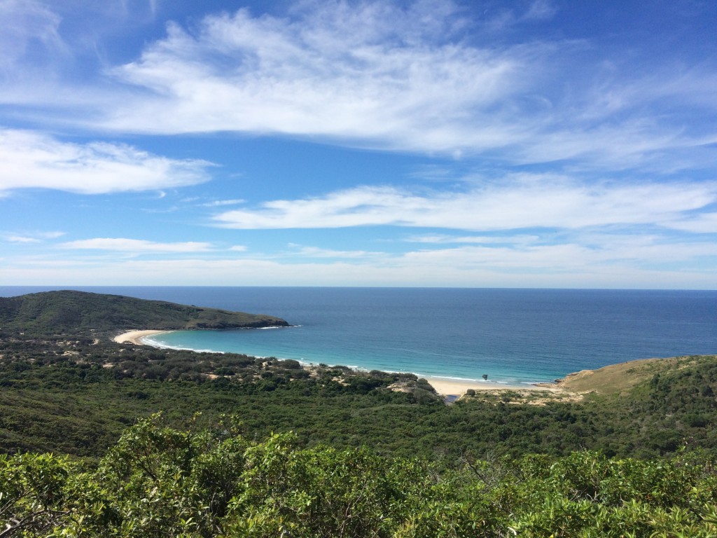 Views of Wreck Bay on Keppel Island