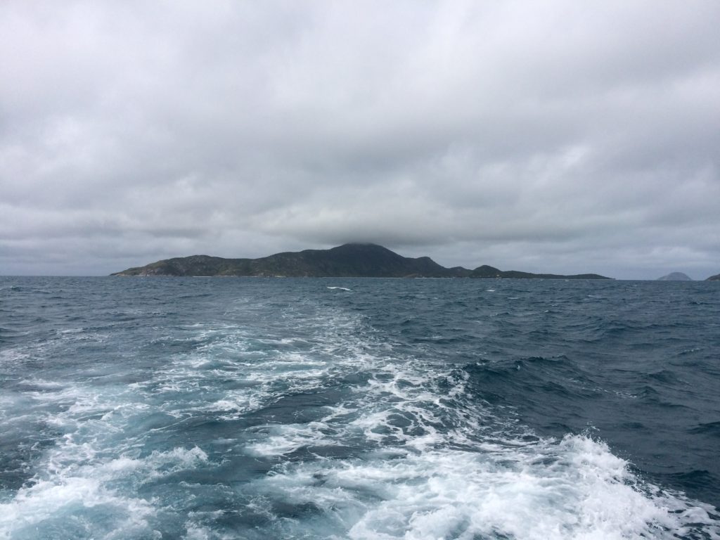 Leaving Lizard Island for Horn Island