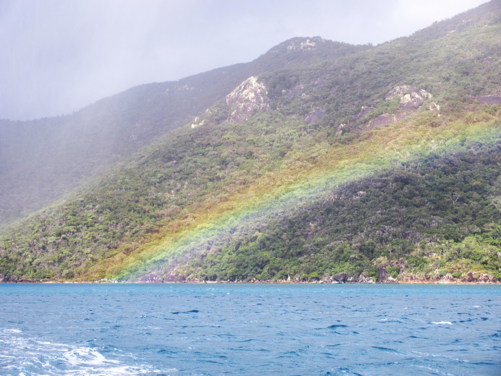 Rainbow at Butterfly Bay