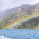 Rainbow at Butterfly Bay